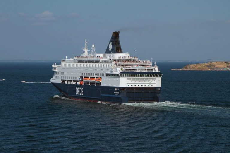 DFDS Ferry traveling to Scotland