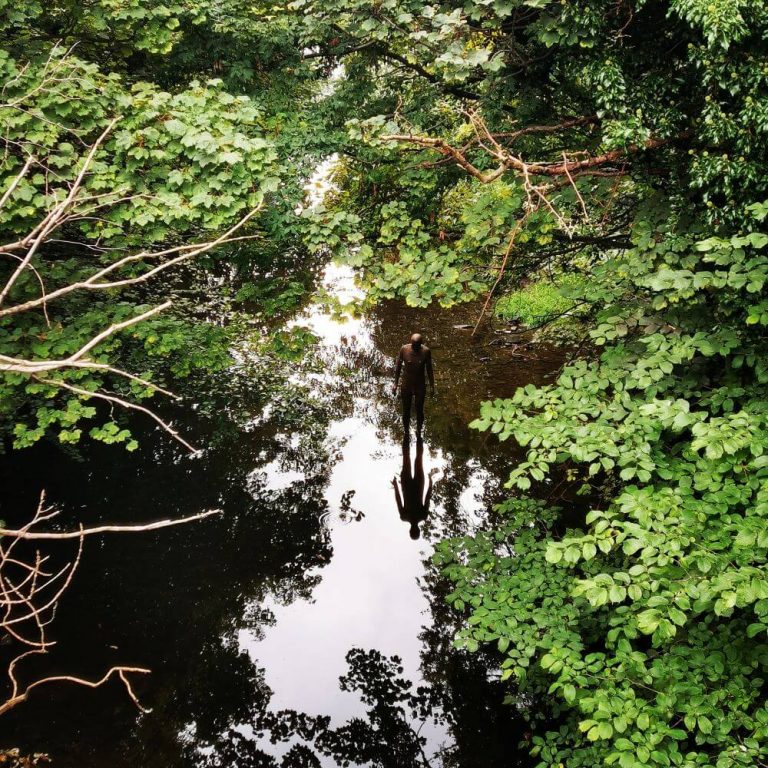 Edinburgh Stockbridge 6 Times Ground sculpture