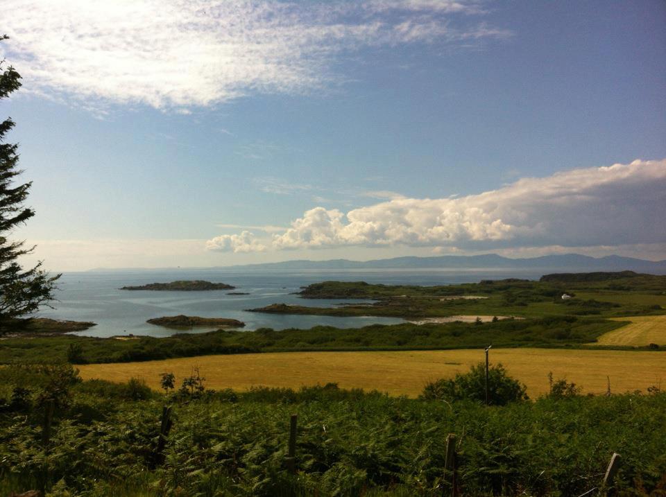 The beautiful view from the top of Achamore Gardens on the Isle of Gigha Picture @Explore Kintyre