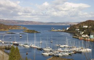 Tarbert harbor and ferry.Visit Kintyre