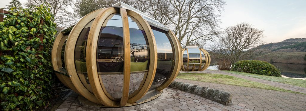 @Fonab Castle Hotel _Dining Pod_Scotland by train