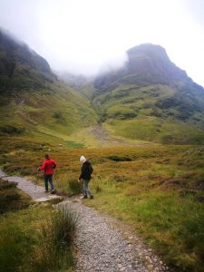 Hiking in Glencoe