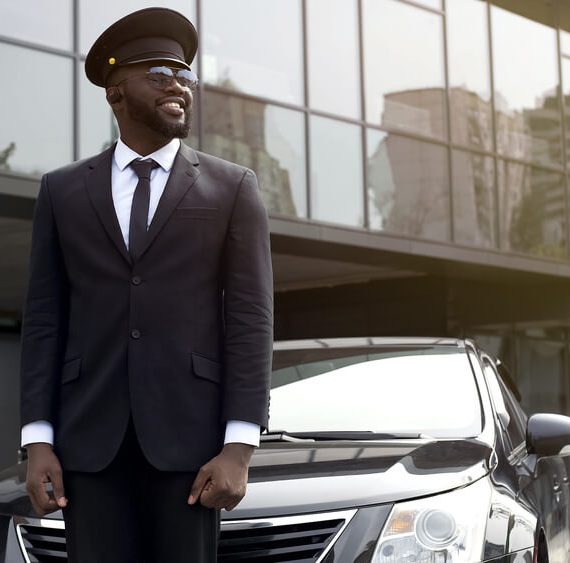 Personal driver waiting for arrival of boss at airport, transfer servic