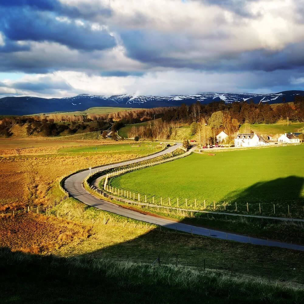 The view from Ruthven Barracks