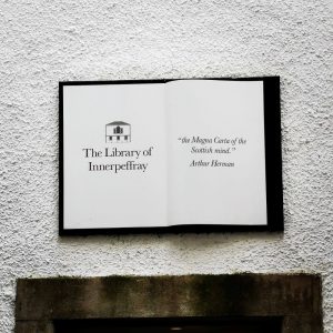 Mian entrance to the library