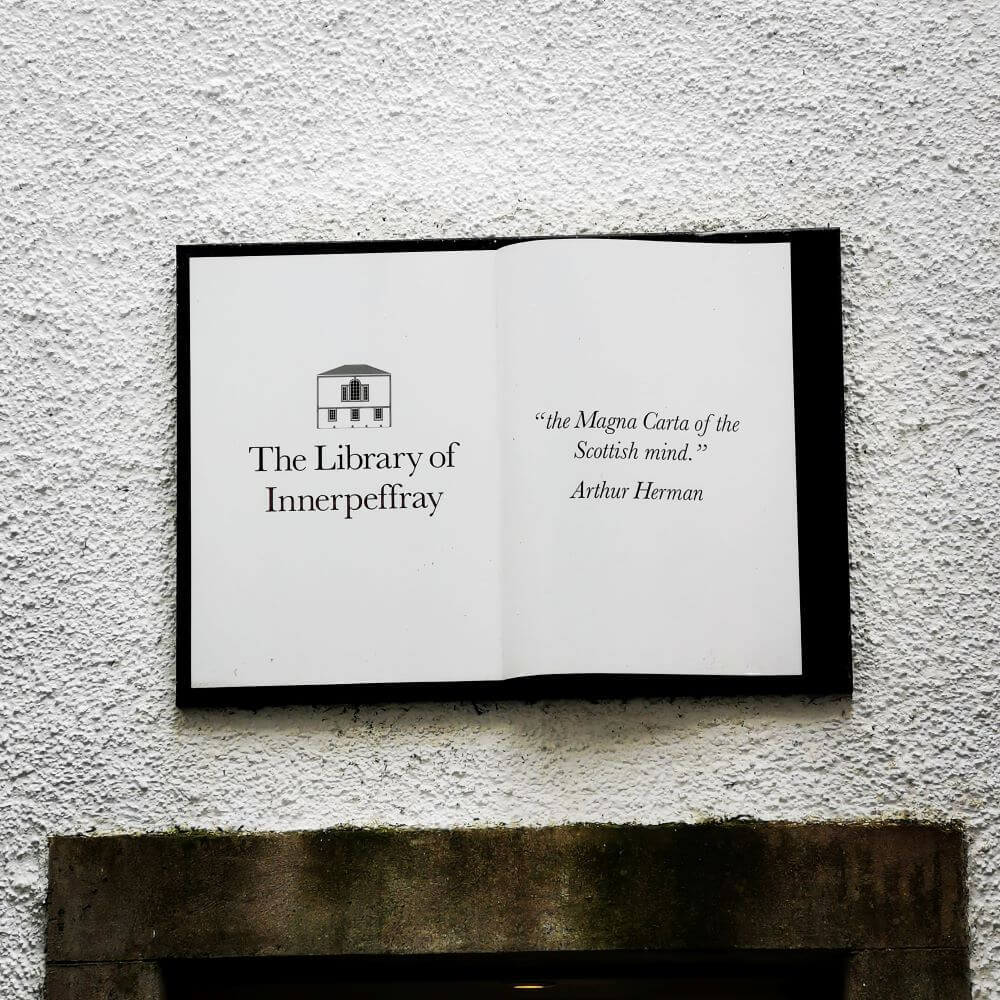 Mian entrance to the library