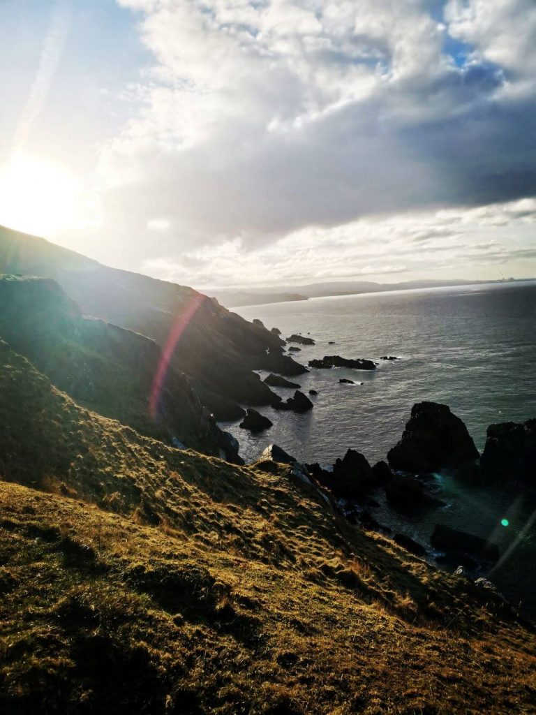 Fast Castle coastline