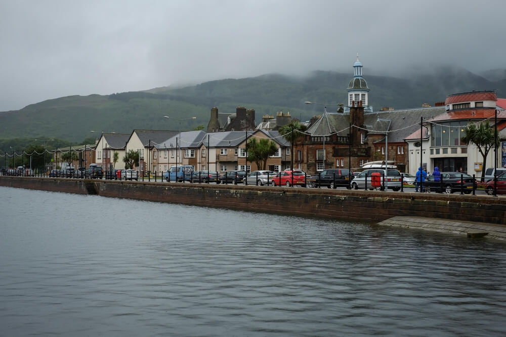 Campbeltown Scotland the shore