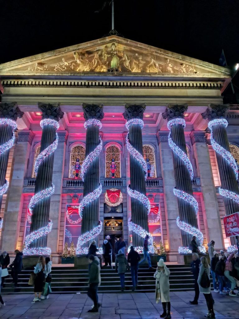 Christmas decorations at The Dome_Edinburgh